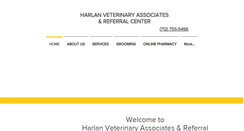 Desktop Screenshot of myharlanvet.com